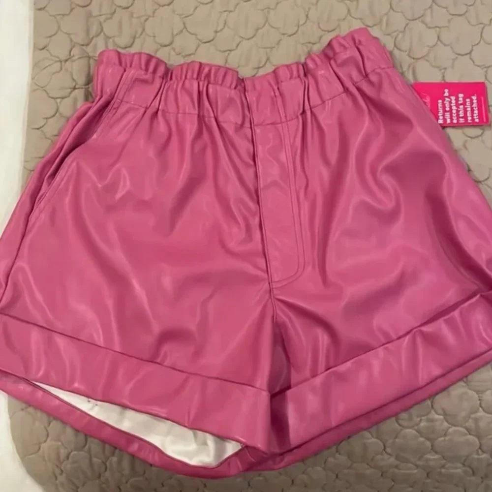 Buddy Love Peyton Paperbag Shorts Leather - M - Picture 4 of 5